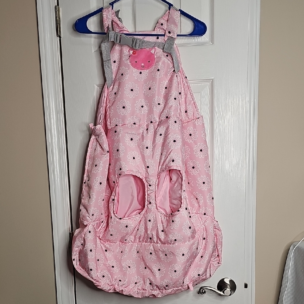 Child of Mine Pink Shopping Cart Cover With Cat